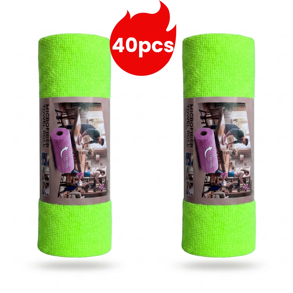 Microfiber Towel Detailing - 40 piezas/25*25cm Toallas para lavado de