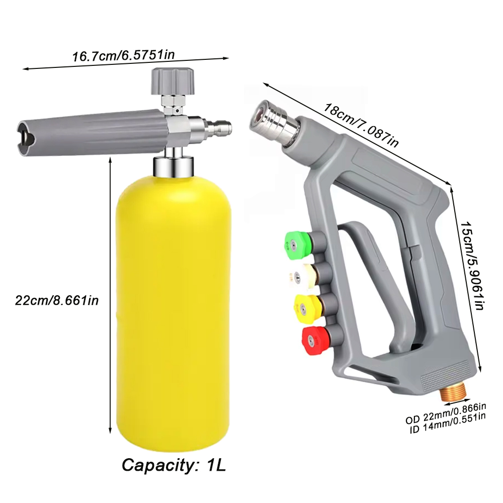Pistola de agua para lavado de - Foam Cannon Car Wash reseña y precio