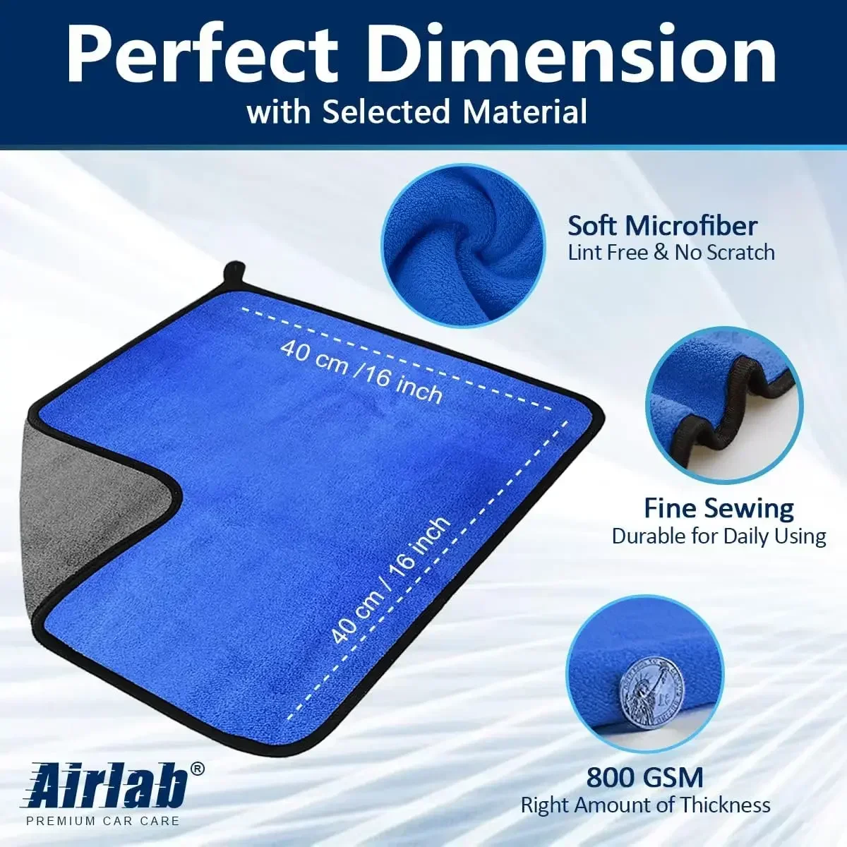Toalla de limpieza de microfib - Microfiber Towel Detailing reseña y precio