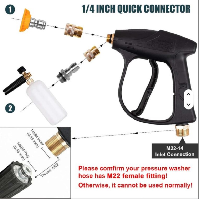 Lavadora de coches, pistola de - Pressure Washer Foam Gun reseña y precio