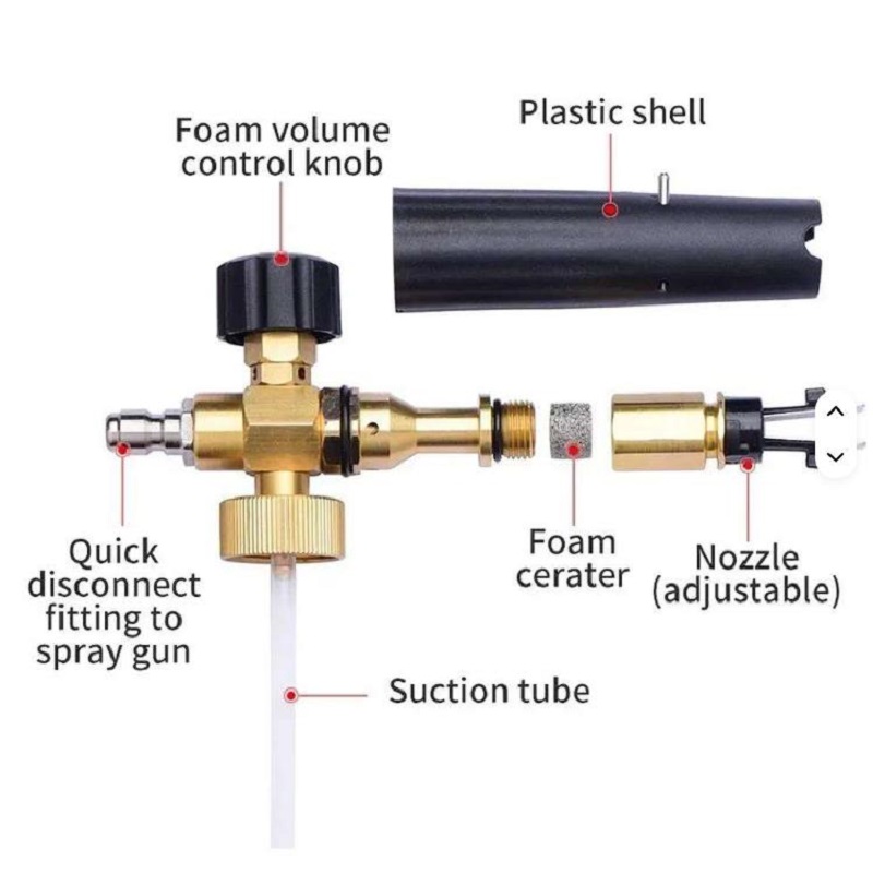 Lavadora de coches, pistola de - Pressure Washer Foam Gun reseña y precio